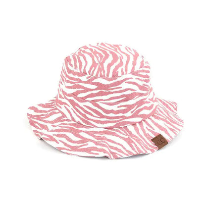 Zebra Print Bucket Hat