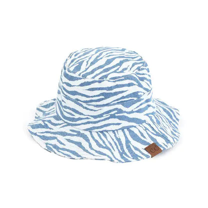 Zebra Print Bucket Hat