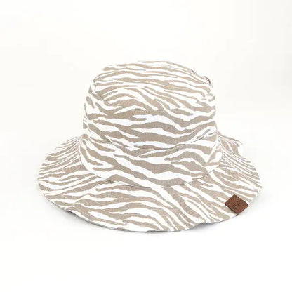 Zebra Print Bucket Hat